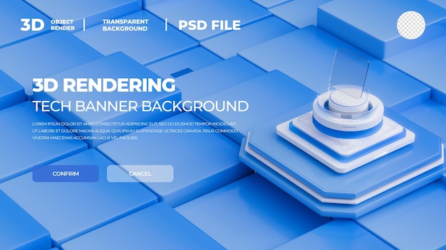 Technologie für das Rendering von quadratischen Banner-PSD-Layer-Quelldatei-Vorlage