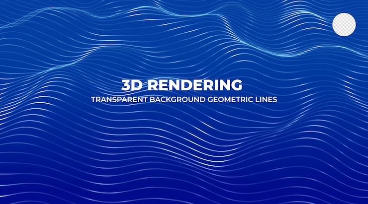 PSD technologie de rendu 3d visualisation géométrique de lignes abstraites