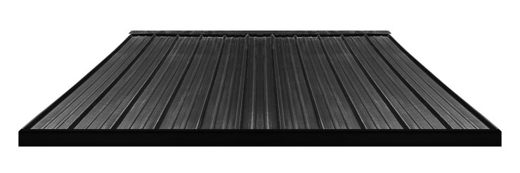 PSD techo de chapa de metal negro