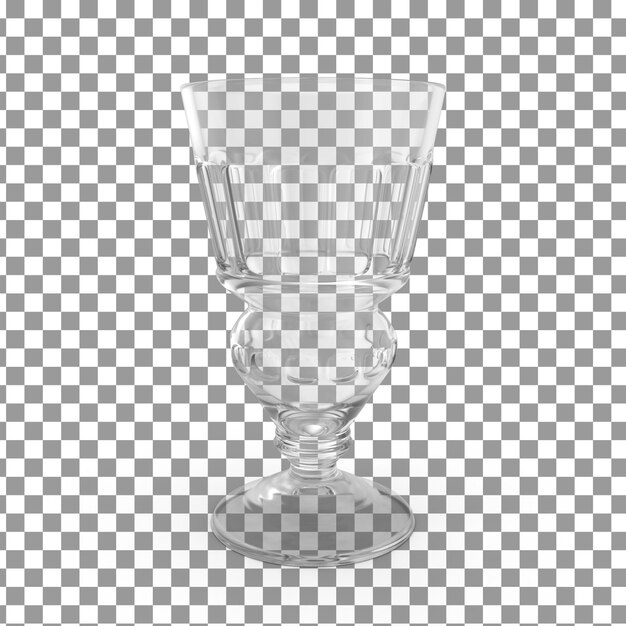 Techo de vidrio PSD 3D en fondo aislado y transparente