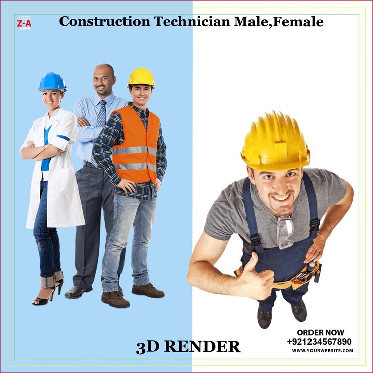 PSD técnico de la construcción