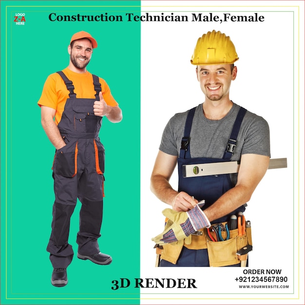 Tecnico delle costruzioni MaschioFemmina