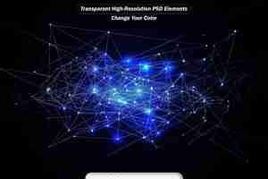 PSD tecnología abstracta visualización de grandes datos infografía espacial futurista