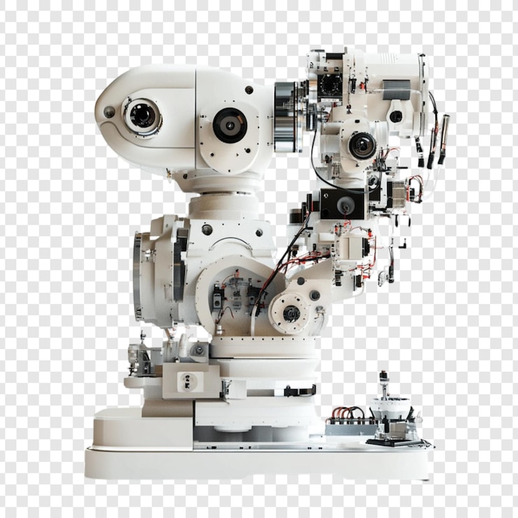 PSD tecnologia avanzata del braccio robotico ingegneria di precisione macchina bianca