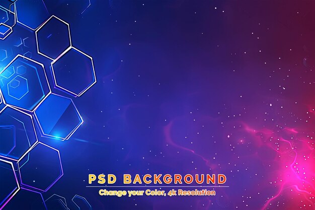 PSD tecnología blockchain antecedentes bussines banner de concepto