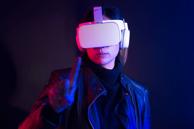 Tecnologia de entretenimento de maquete de PSD de tela sensível ao toque virtual