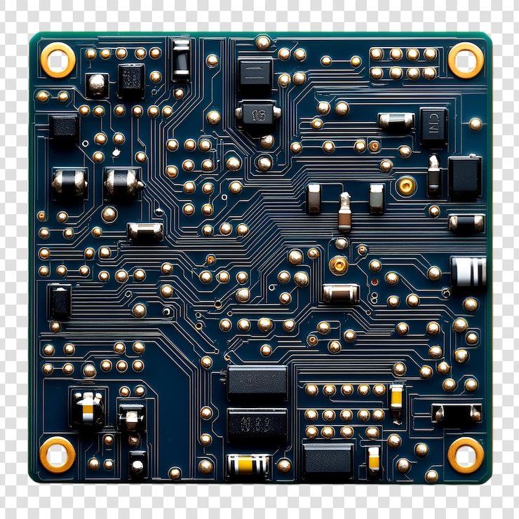 PSD tecnologia dettagliata delle schede a circuiti teal gold componenti elettronici