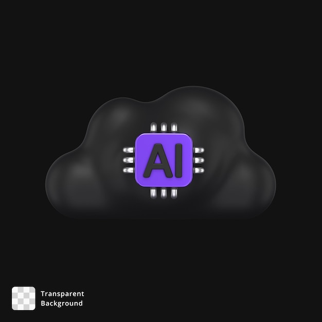 Tecnologia di cloud computing 3D AI