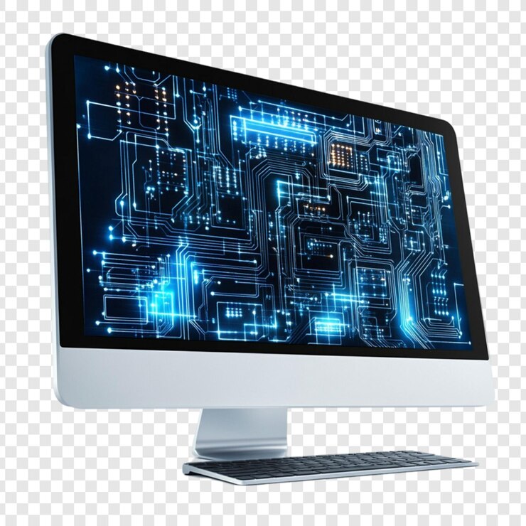 PSD tecnología de diseño de circuitos de visualización de computadoras futuristas
