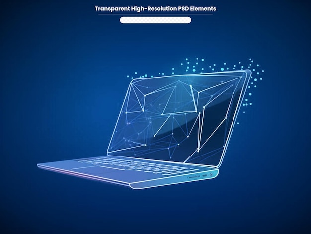 PSD tecnología de diseño gráfico