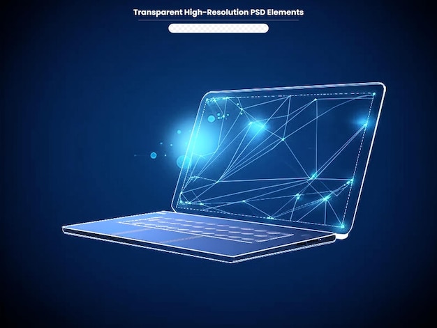 PSD tecnología de diseño gráfico