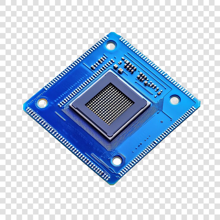 PSD tecnología microchip azul de la cpu de la computadora