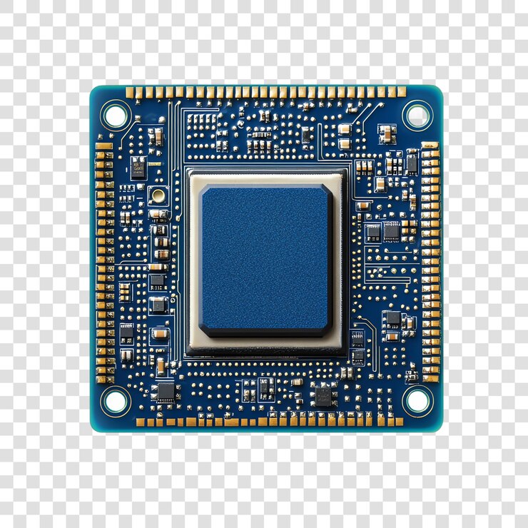 PSD tecnología microchip azul de la cpu de la computadora