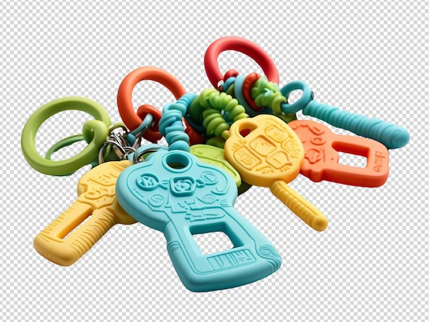 PSD teether chaves png transparente