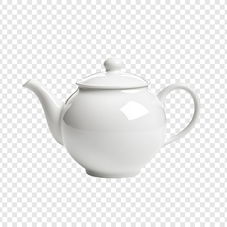 PSD tejera de cerámica blanca utensilios de cocina hora del té bebida bebida caliente