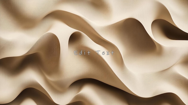 PSD tejido beige con ondas suaves y textura sutil