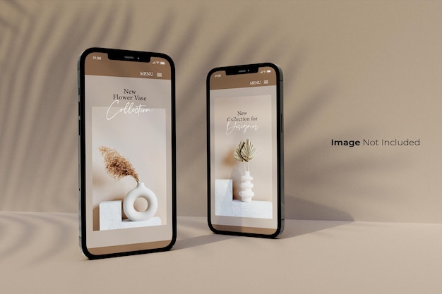 Tela inteira-preto-smartphone-mockup-design