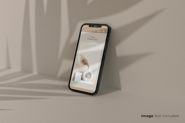 Tela inteira-Preto-Smartphone-Mockup-design