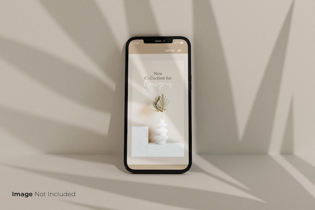 Tela inteira-Preto-Smartphone-Mockup-design