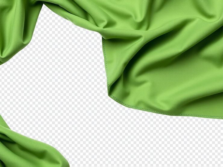 PSD tela sobre un fondo transparente