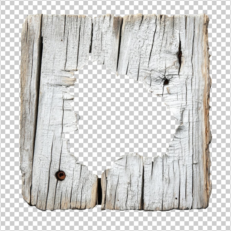PSD telaio di legno mancante pezzo centrale
