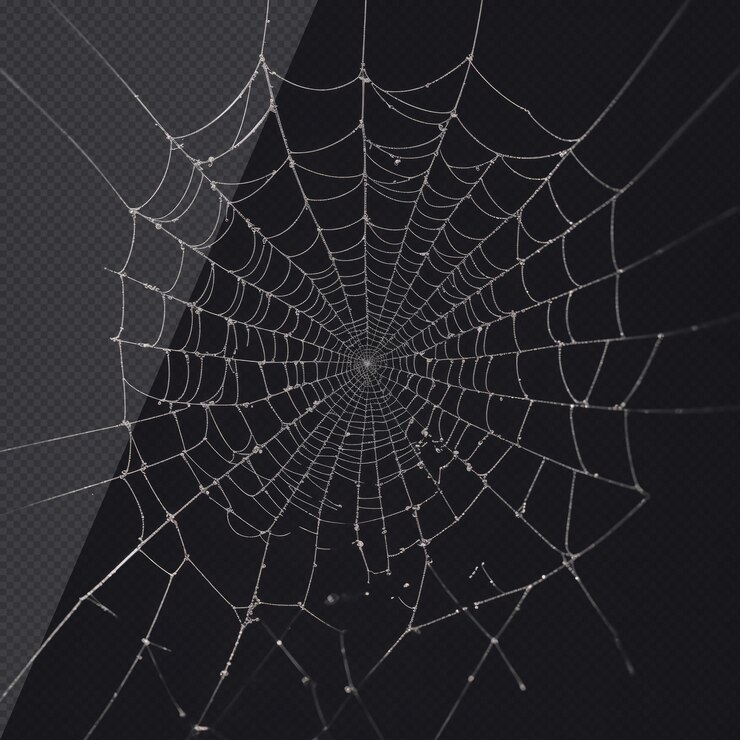 PSD telaraña fotorrealista