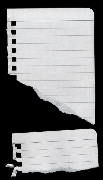 Télécharger le fond de la texture transparente du bord du papier déchiré