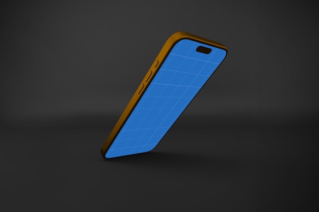 Telefon 16 Pro Max Gold-Mockup