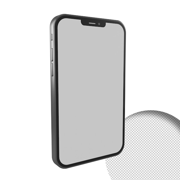 Telefon mit leerem Bildschirm