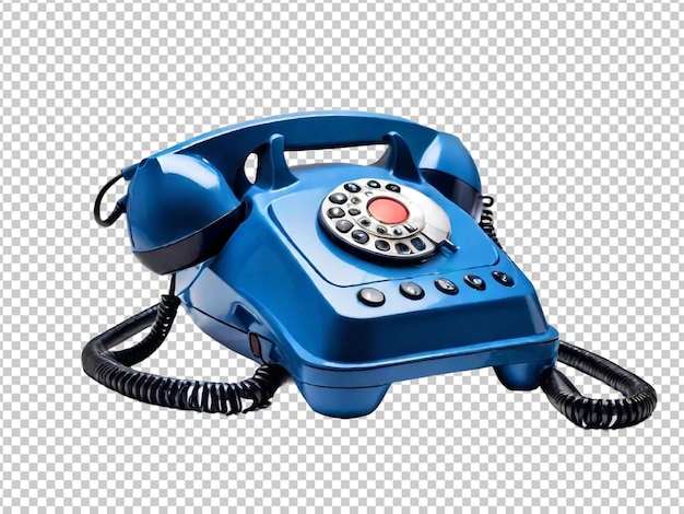 PSD telefone azul de alta tecnologia