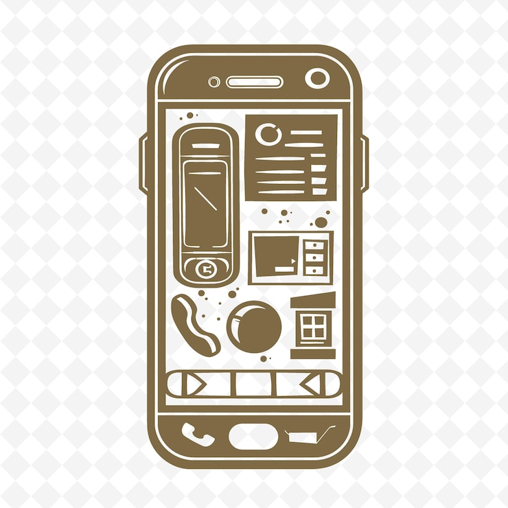 PSD un teléfono que tiene la palabra teléfono
