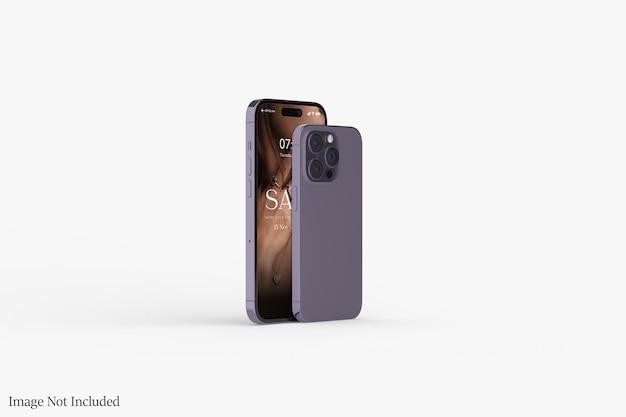 Telefono realistico 14 Pro Max Mockup