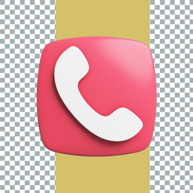 un teléfono rojo con un teléfono blanco en un fondo rojo