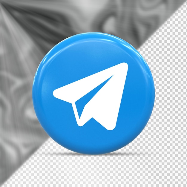 Telegramm buntes hochglanzlogo und social media icon design