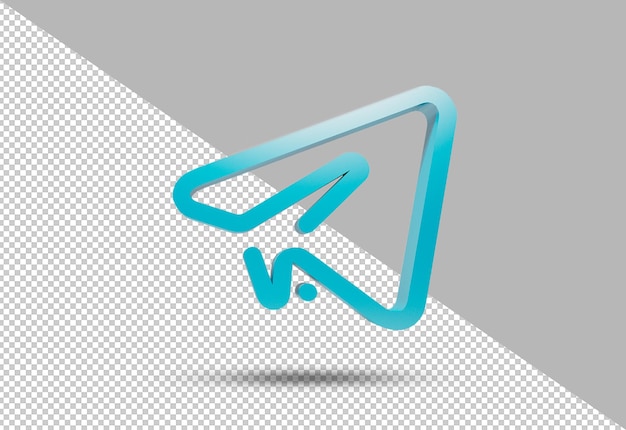 PSD telegrammsymbol 3d