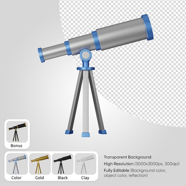 PSD télescope 3d