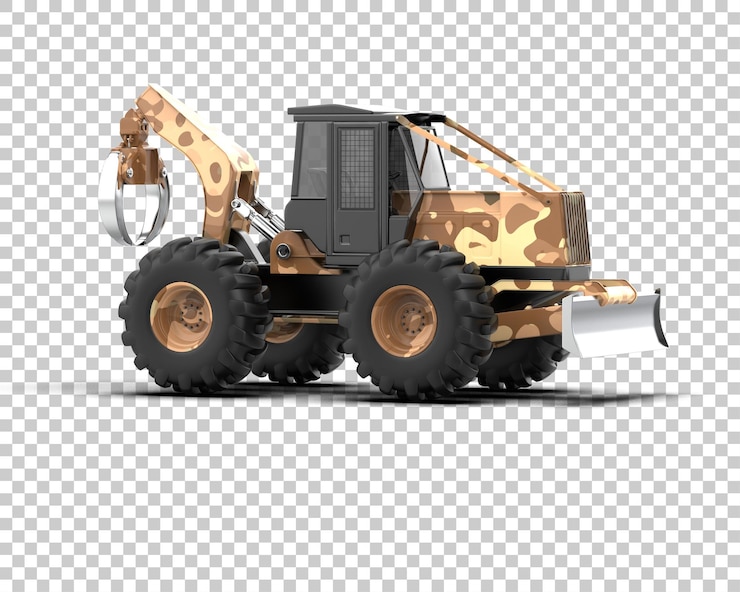 PSD telescopico isolato sullo sfondo illustrazione di rendering 3d