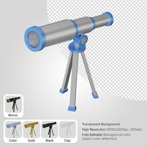 PSD telescópio 3d