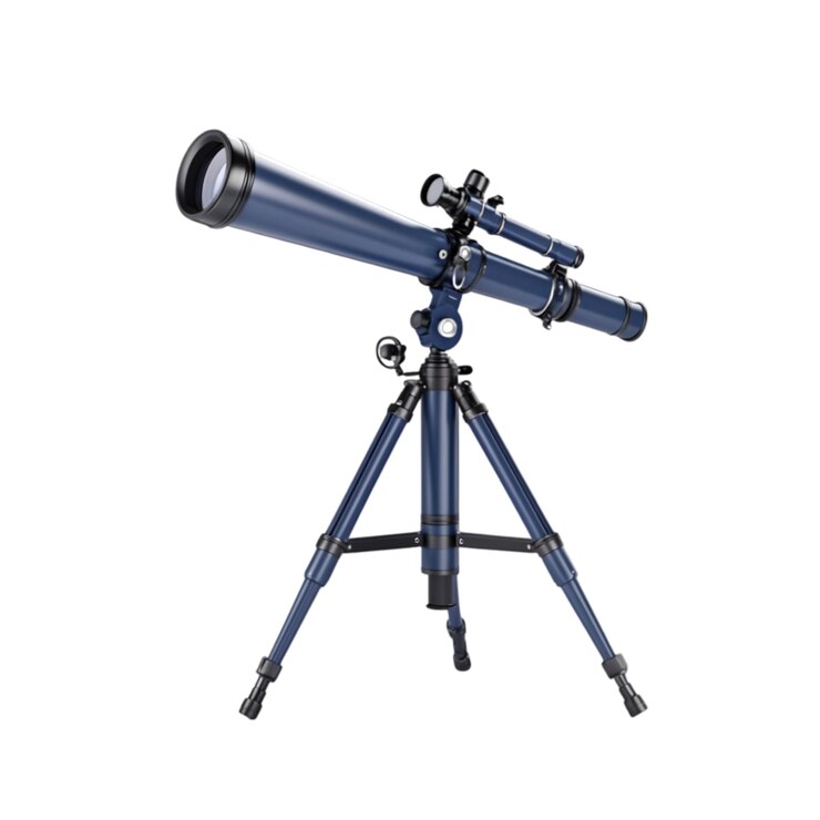 PSD telescopio astronómico azul con trípode equipamiento de observación estelar y exploración espacial de alta calidad i