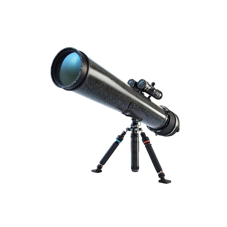 PSD telescopio de fibra de carbono de alta tecnología en trípode para astronomía y observación de estrellas