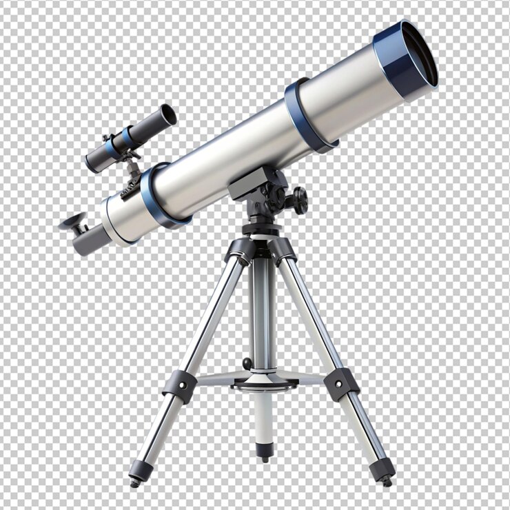 PSD telescopio de observatorio sobre un fondo transparente