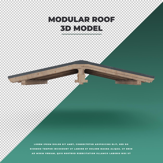 PSD telhado modular