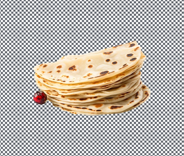 Tellement délicieux Lefse Un Norvégien isolé sur fond transparent