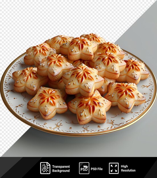 PSD teller mit nastar-kekse für eid al-fitr