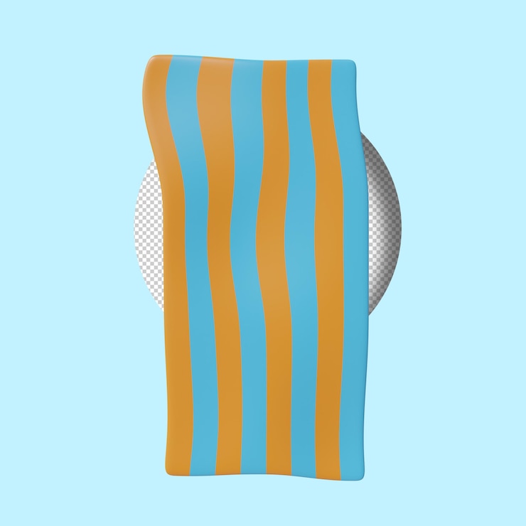 PSD telo mare rendering 3d