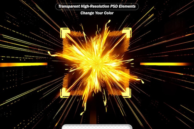 PSD telón de fondo compuesto por elementos gráficos y de diseño abstracto de la cpu