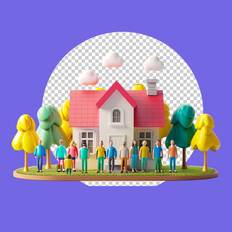 PSD el tema de la casa de los sueños png