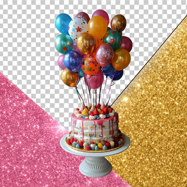 PSD tema de la celebración del cumpleaños png