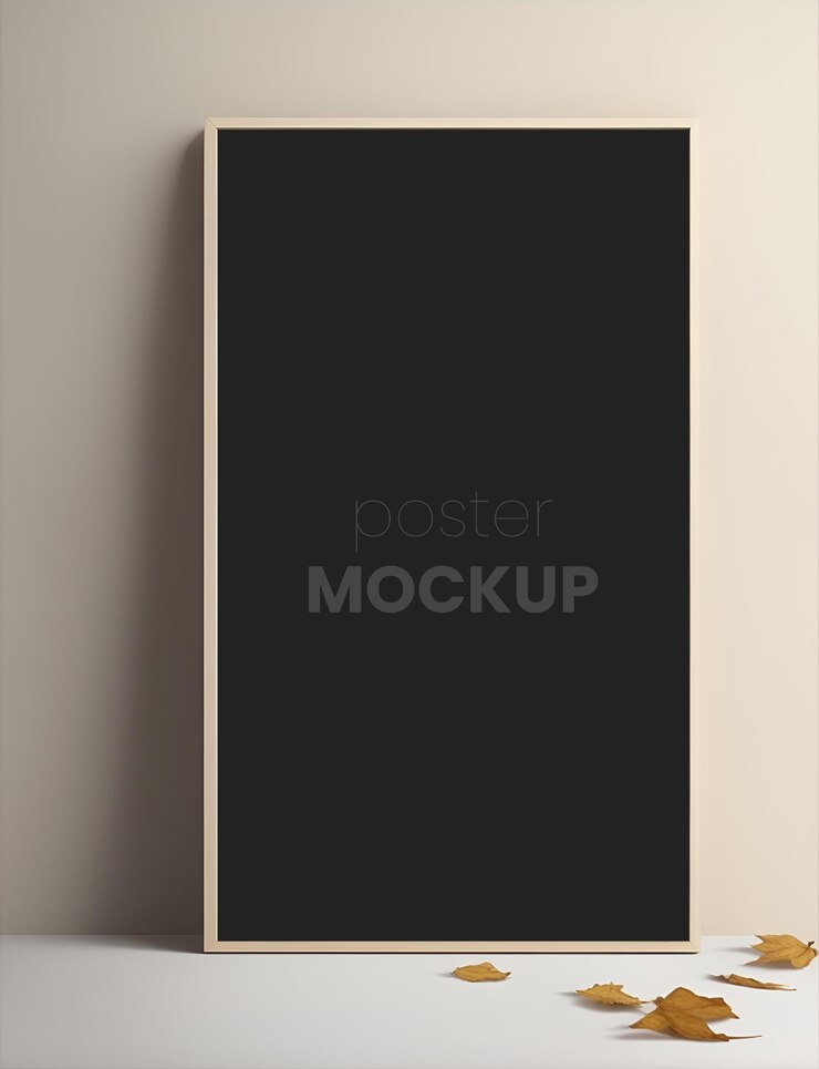 PSD tema minimalista con marcos de maquetas.