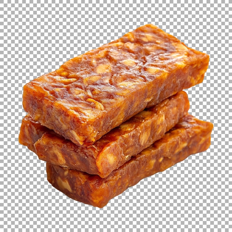 PSD tempeh en un fondo transparente generado por ai